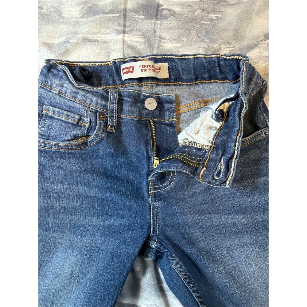 Levi's 510 Skinny Jeans Cotton Stretch Denim 5 Pocket Girls 10 25x26 School Gift - Picture 3 of 9